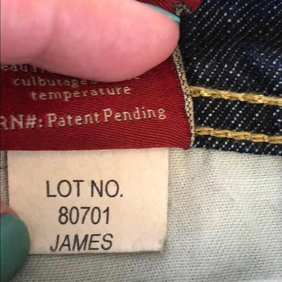 Jeans trimmed in gold - Picture 8 of 8